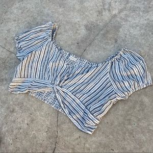 2 for 15$ — Aeropostale Wrap Front Crop Top